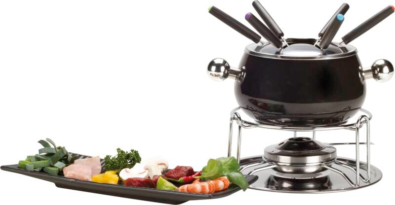 Noir Fleischfondue set