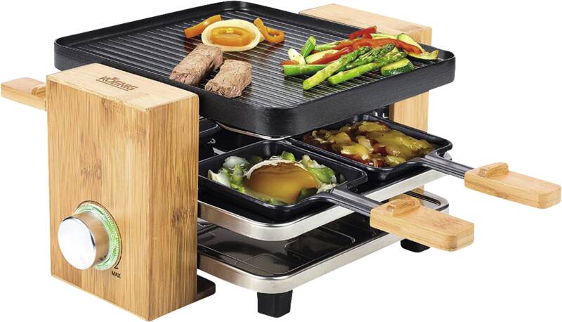 Raclette-Grill Bamboo 4er