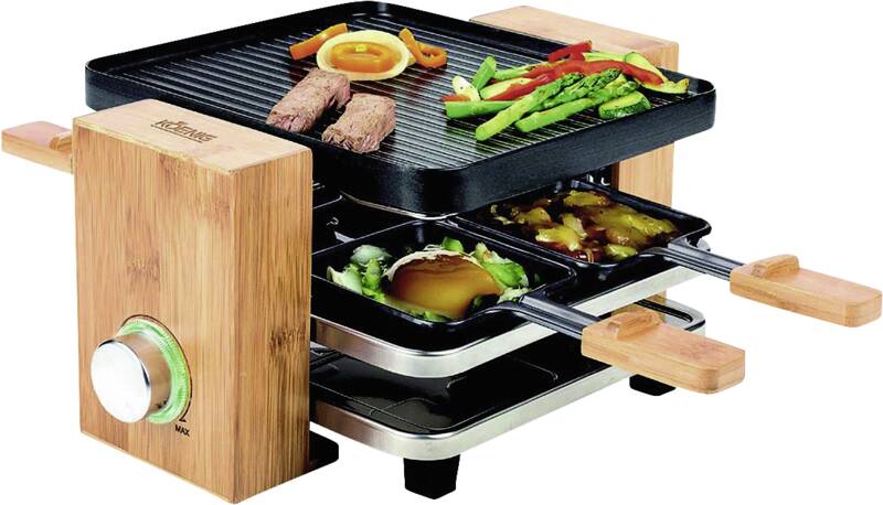 Raclette-Grill Bamboo 4er