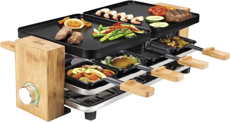 Raclette-Grill Bamboo 8er