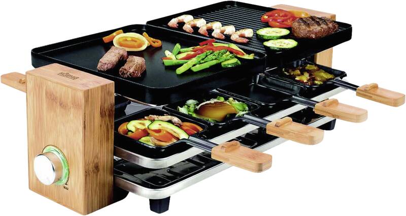 Raclette-Grill Bamboo 8er