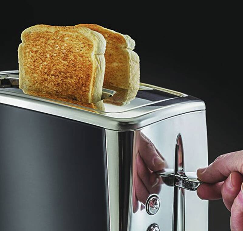 Luna Moonlight Grey Toaster