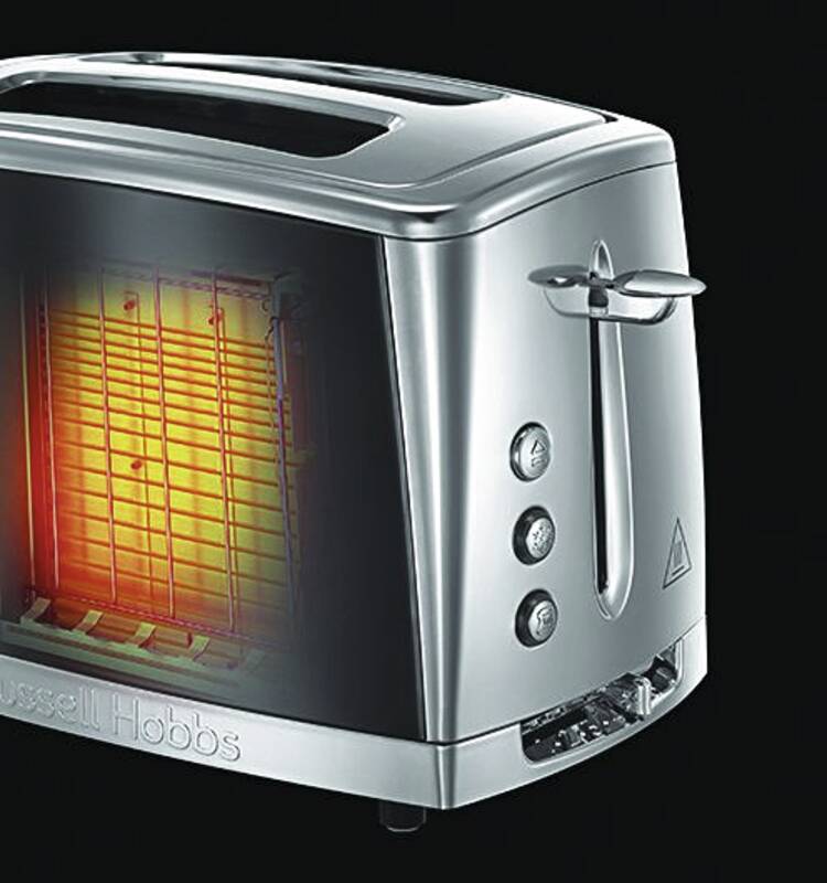 Luna Moonlight Grey Toaster