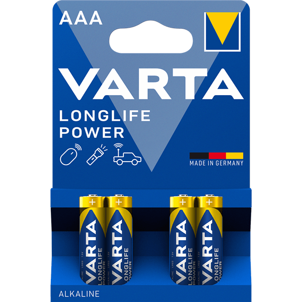 Alkaline Batterie AAA | 1.5 V DC | 4-Blister-Karte