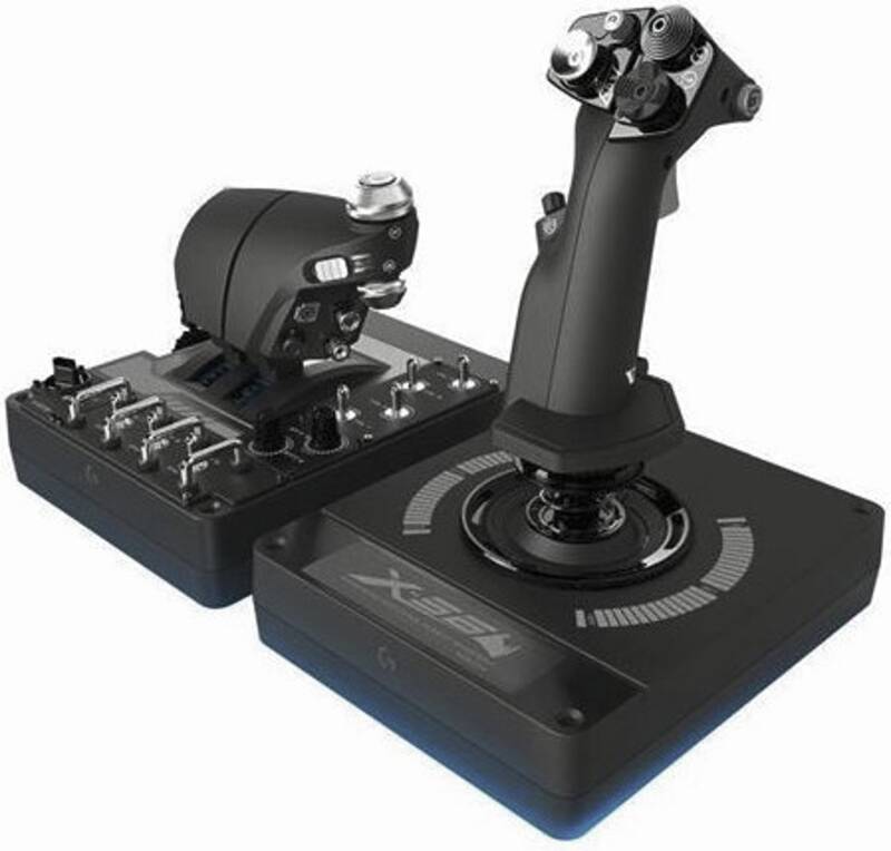 G Saitek X56 HOTAS RGB Throttle and Stick Sim. Controller