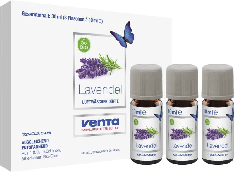 Bio-Duft Lavendel 30ml (3Fl.a 10ml)