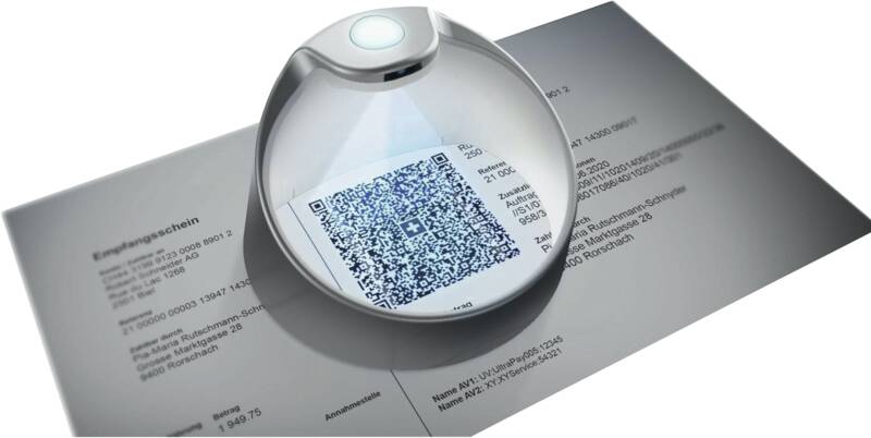 Crealogix Belegleser PayEye Swiss QR Code Reader