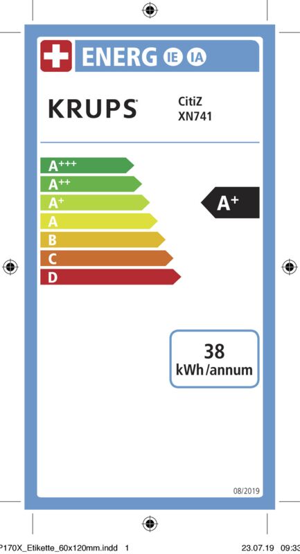 Nespresso CitiZ Silber XN741BCH