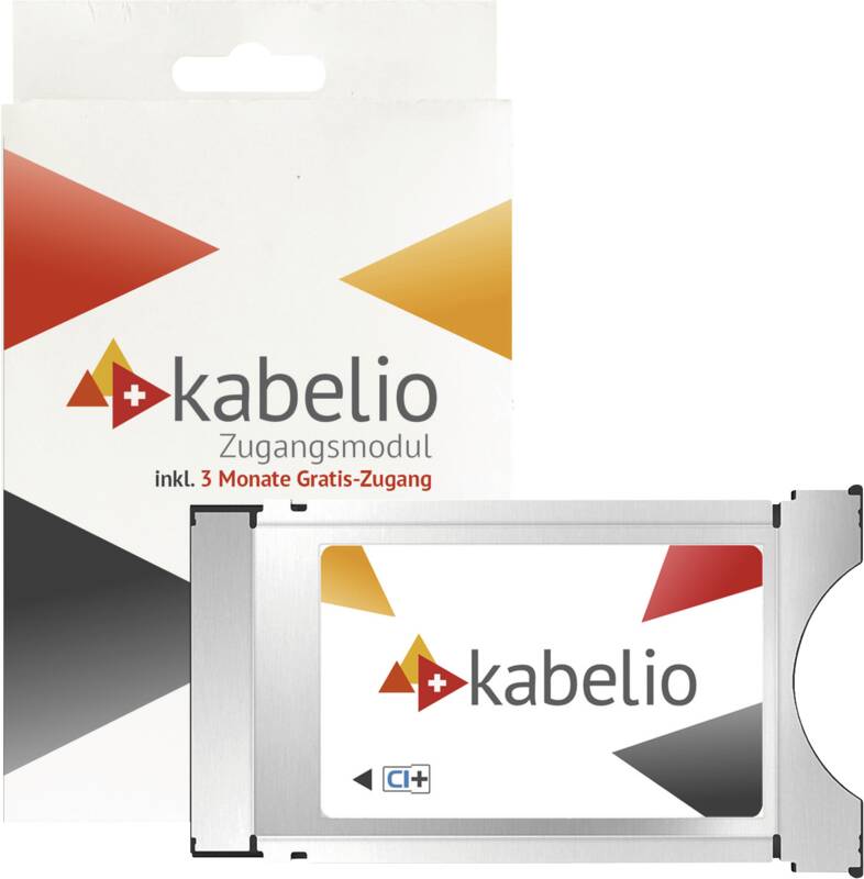 Kabelio CI+ Zugangsmodul inkl. 3 Monate Gratis-Zugang