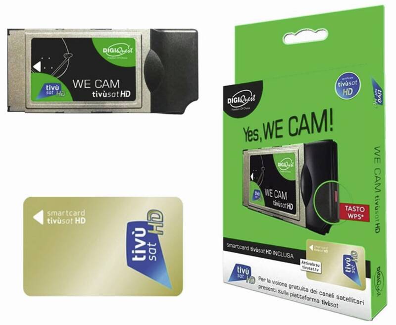 Tivusat WE CAM CI+ mit Tivusat HD Smart Karte