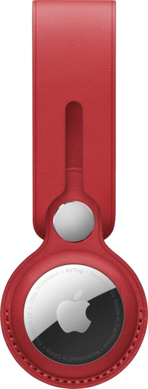 AirTag Anhänger aus Leder - (PRODUCT)RED