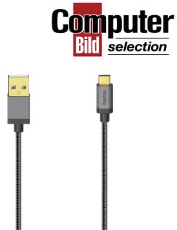 200502 USB-C Kabel, Metall, 0,75 m