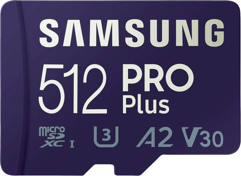 PRO Plus 512GB microSD inkl. SD Adapter