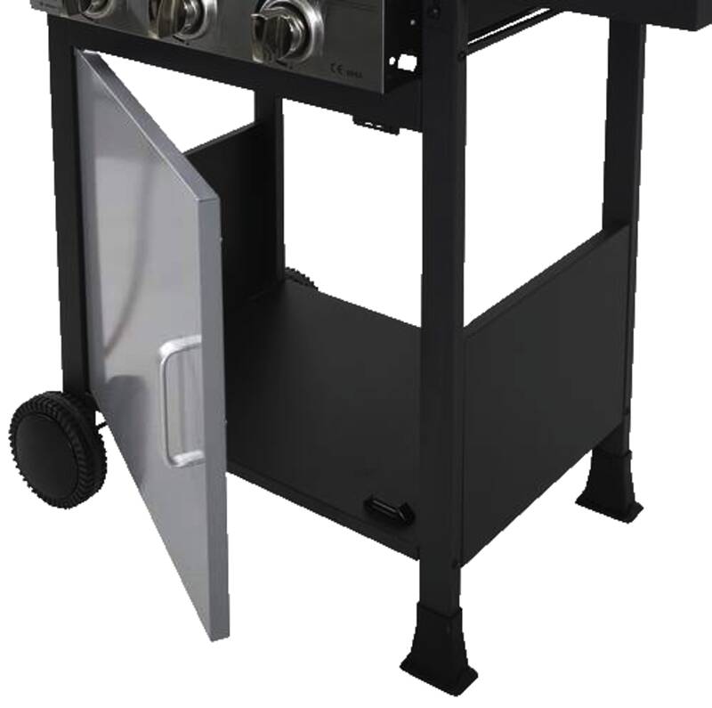Gasgrill Bedano 3-Brenner mit Abdeckhaube
