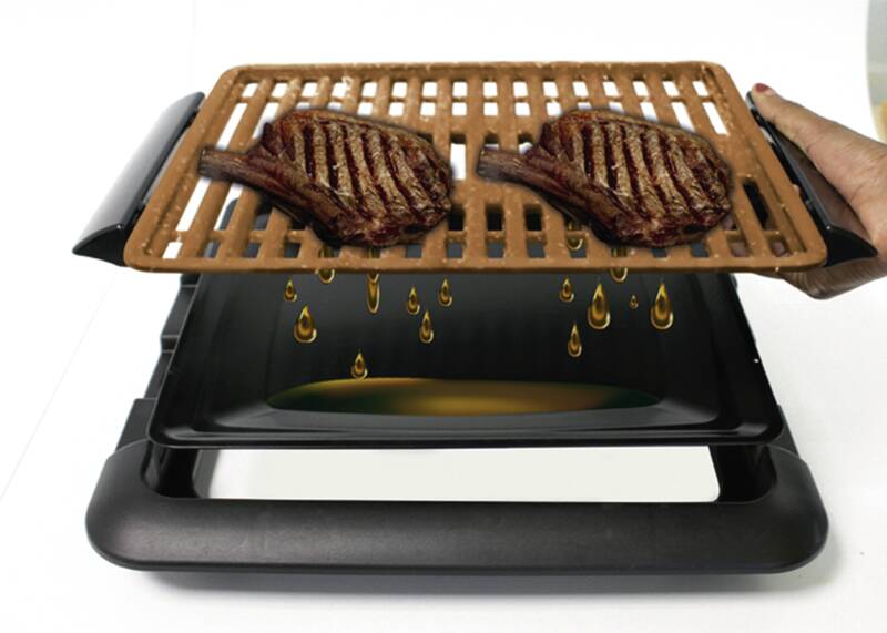 SMOKEFREE Grillplatte Kupfer zu Elektrogrill