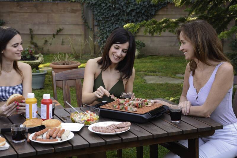 SMOKEFREE Grillplatte Kupfer zu Elektrogrill