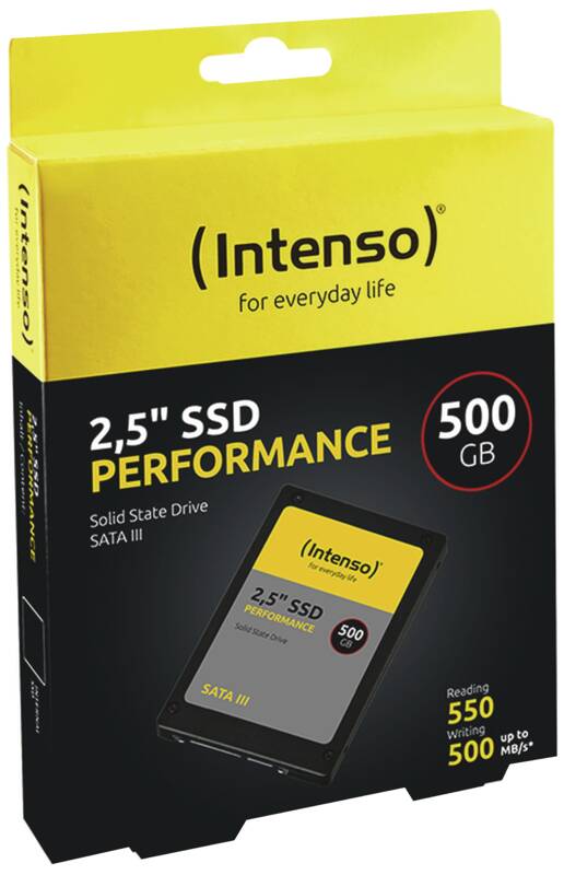 interne 2,5 Zoll SSD 500GB Performance SATA3