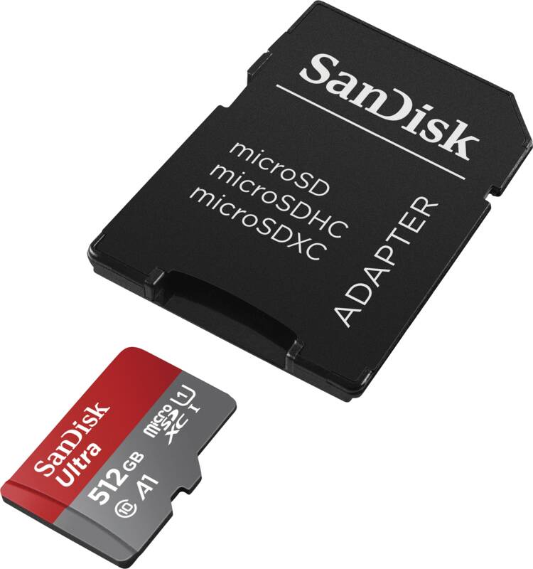 Ultra Android microSDXC 512GB 150MB/s + Adapter