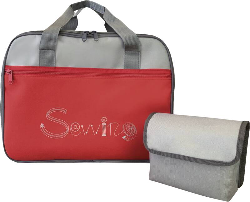 Anna mit Nähmaschinen-Tasche