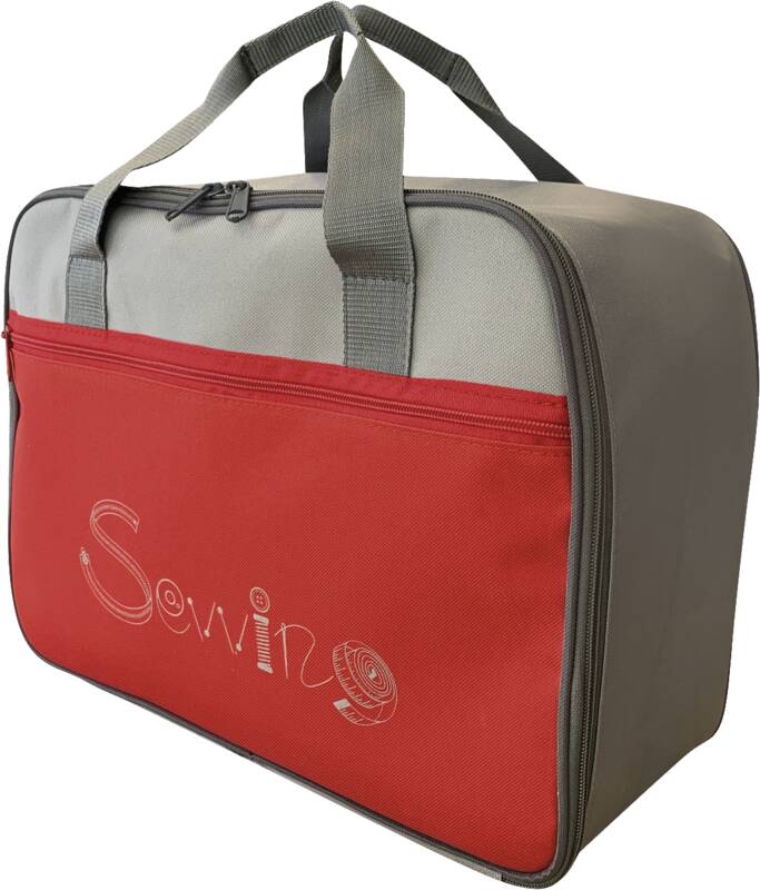 Anna mit Nähmaschinen-Tasche