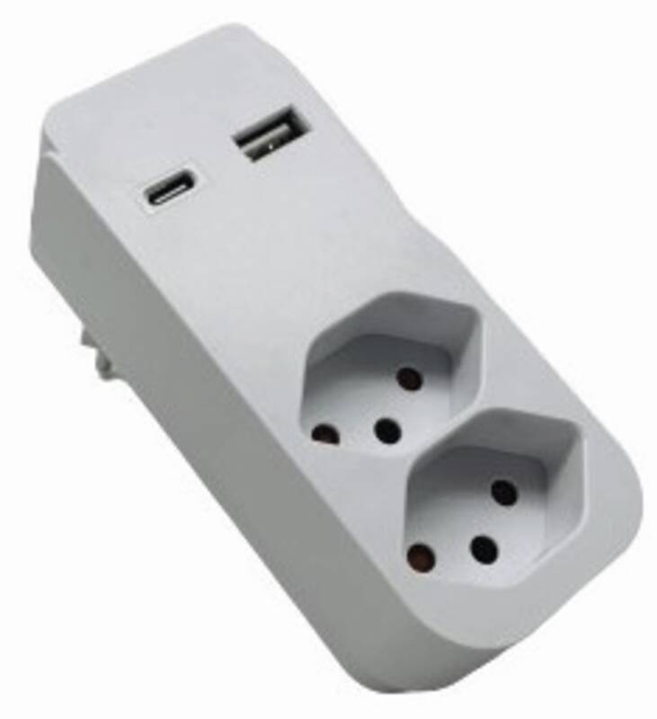 Abzweiger 2xT13/1xUSB-A/1xUSB-C