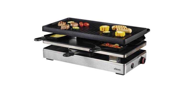 Koenig Pizza Raclette Grill 4 in 1