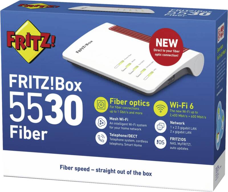 FRITZ!Box WLAN 5530 FIBRE XGS-PON