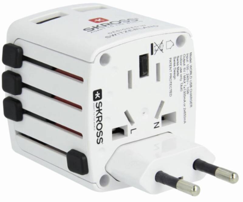 World USB Charger Ausgang:USA, UK, Australien/China,EURO 2-P