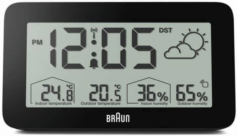 BC13BP-D Wetterstation DCF mit Snooze und Licht,Aussensensor