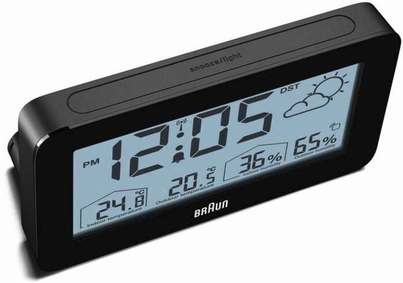 BC13BP-D Wetterstation DCF mit Snooze und Licht,Aussensensor