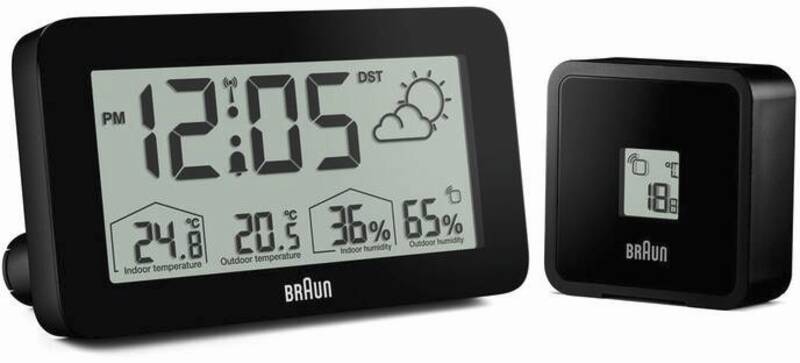 BC13BP-D Wetterstation DCF mit Snooze und Licht,Aussensensor