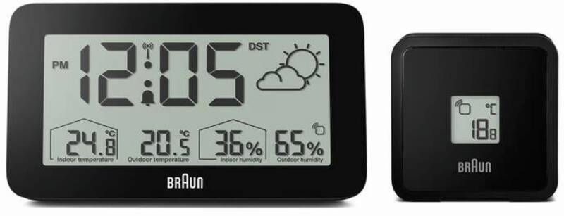 BC13BP-D Wetterstation DCF mit Snooze und Licht,Aussensensor
