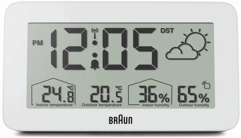 BC13WP-D Wetterstation DCF mit Snooze und Licht,Aussensensor