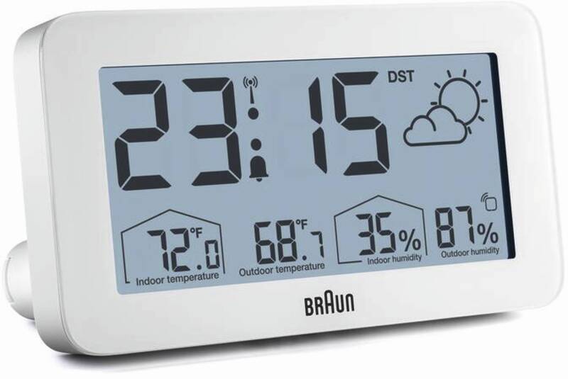 BC13WP-D Wetterstation DCF mit Snooze und Licht,Aussensensor