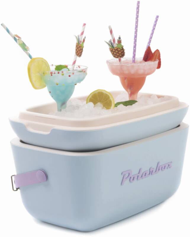 Retro Cooler baby blue, 20L