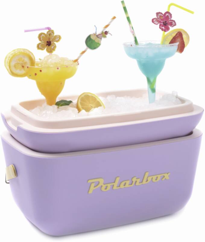 Retro Cooler lila, 20L