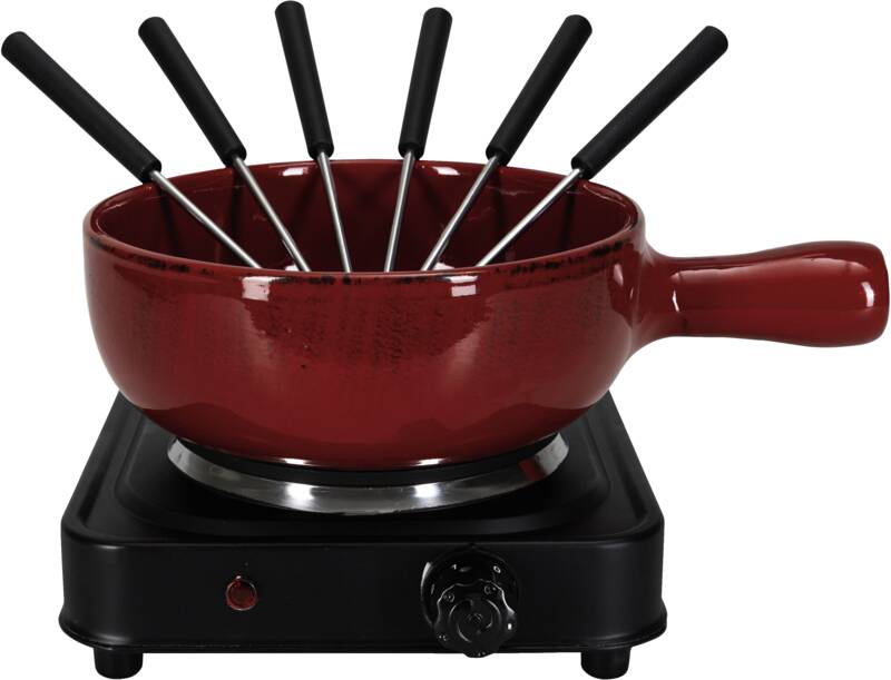 Elektro Käsefondue Set Rouge