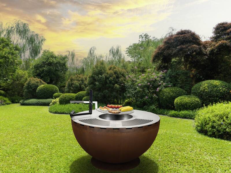 Firebowl 100, gerostet, Ø 100 cm