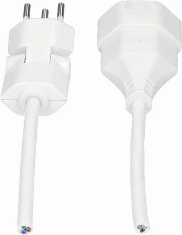 TD-Verlängerung H05VV-F3G1.0 1m clip-clap BS Typ 12 129050