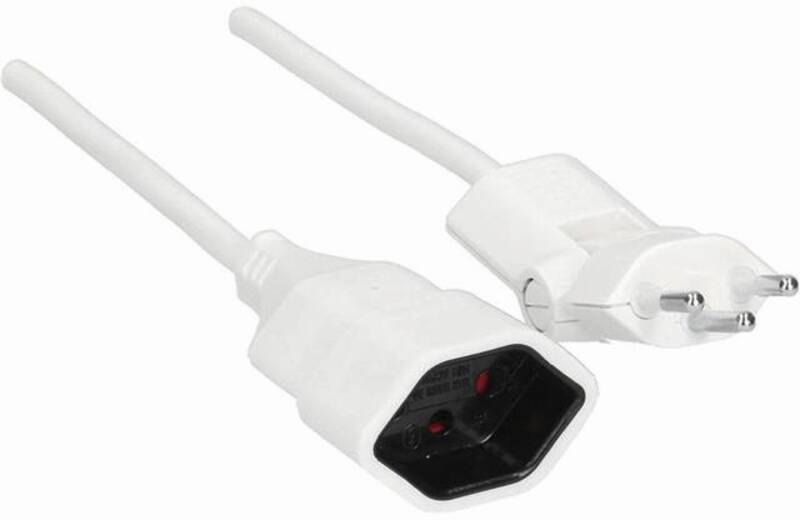 TD-Verlängerung H05VV-F3G1.0 1m clip-clap BS Typ 12 129050
