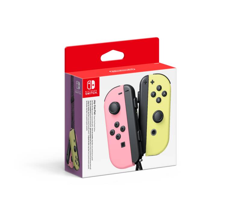 Joy-Con 2er-Set pastell-rosa und pastell-gelb (Switch)