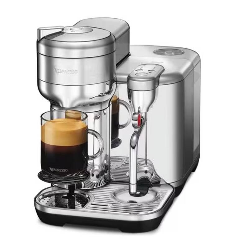 the Vertuo Creatista Brushed Stainless Steel