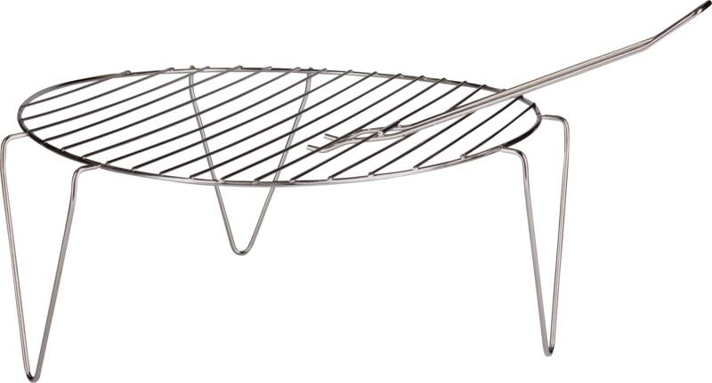 Feuerschalen-Grill inkl. Zange, Ø 45 cm, Edelstahl