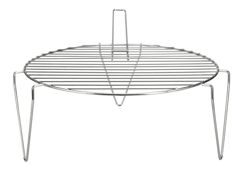 Feuerschalen-Grill inkl. Zange, Ø 45 cm, Edelstahl