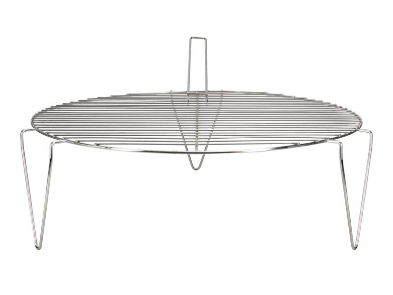 Feuerschalen-Grill inkl. Zange, Ø 60 cm, Edelstahl