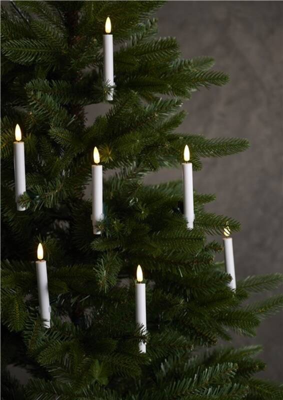 3D LED CANDLES 10PCS W/REMOTE CONTROL