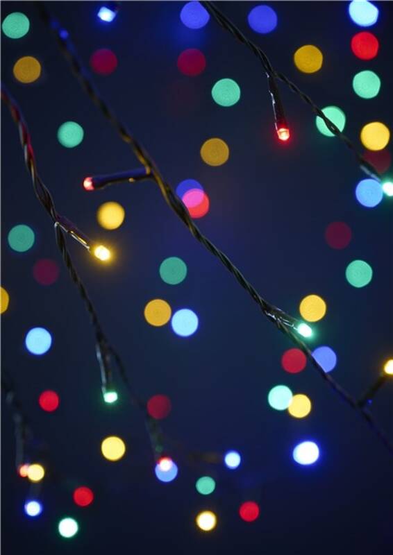 LIGHT CHAIN W/80LED W/TIMER AND BATTERY BOX IP44