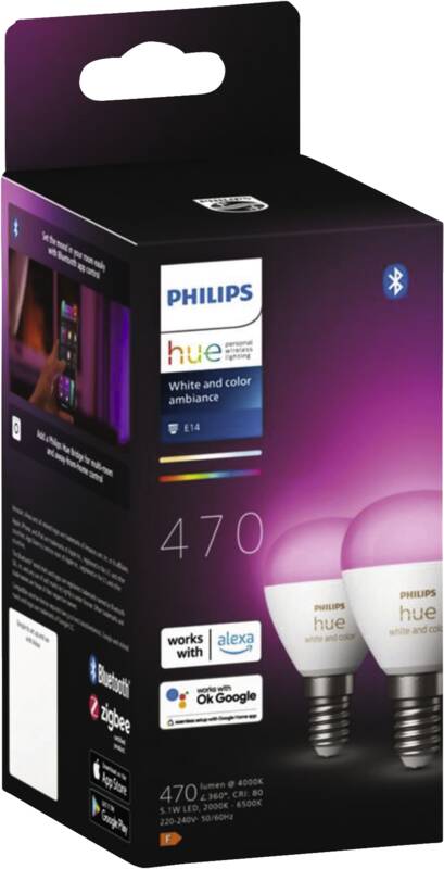 Hue White & Color Ambiance Luster 2er