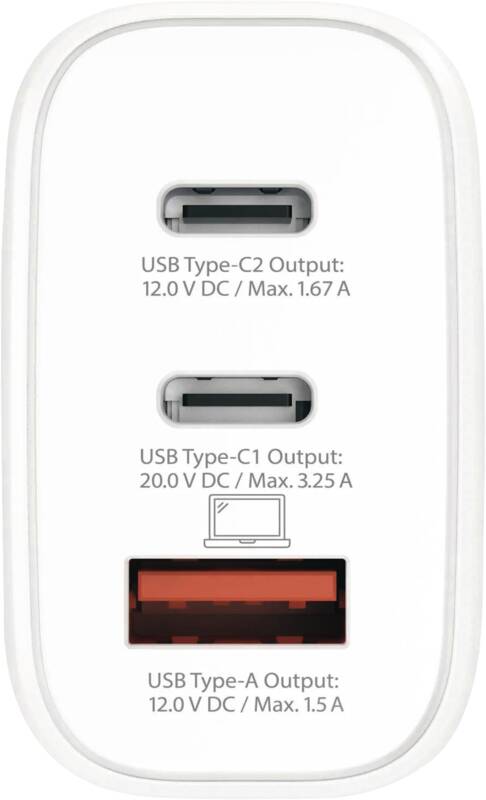 Power Charger 65W USB-A/USB-C