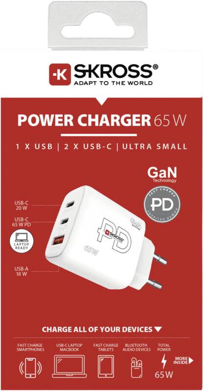 Power Charger 65W USB-A/USB-C